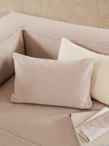 Ferm Living Clean Cushion - Wool Boucle - Natural
