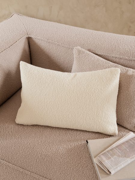 Ferm Living Clean Cushion - Wool Boucle - Off-white