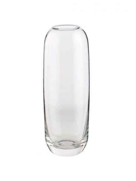 Bolia Una vaas Ø9, H25 cm (tall M)|doorzichtig glas