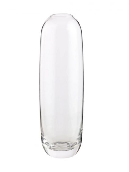 Bolia Una vaas Ø9, H29 cm (tall L)|doorzichtig glas