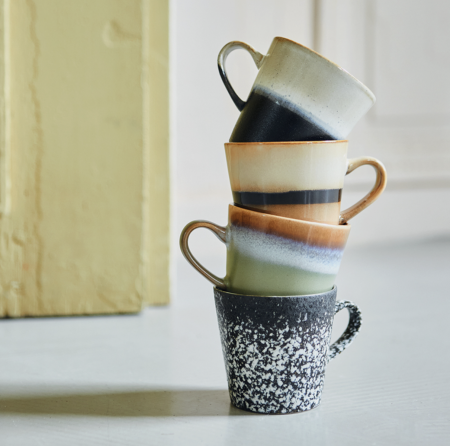 HKliving 70s ceramics: americano mug, tornado