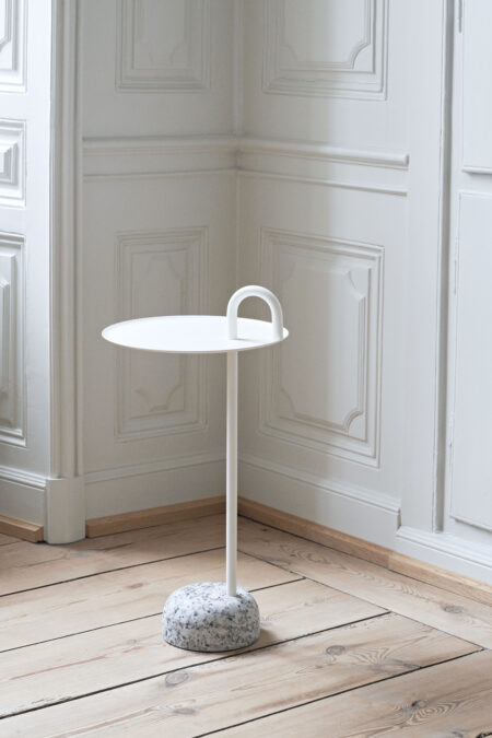 Hay Bowler side table cream white