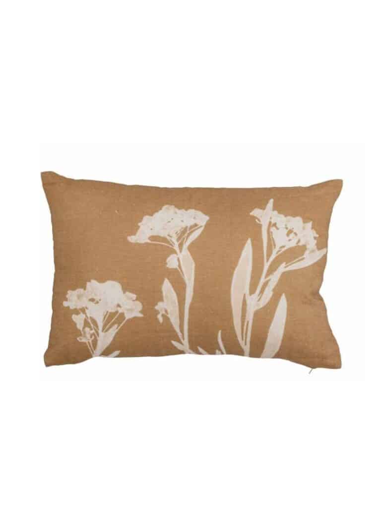 Gin Cushion, Brown, Linen Spring Store